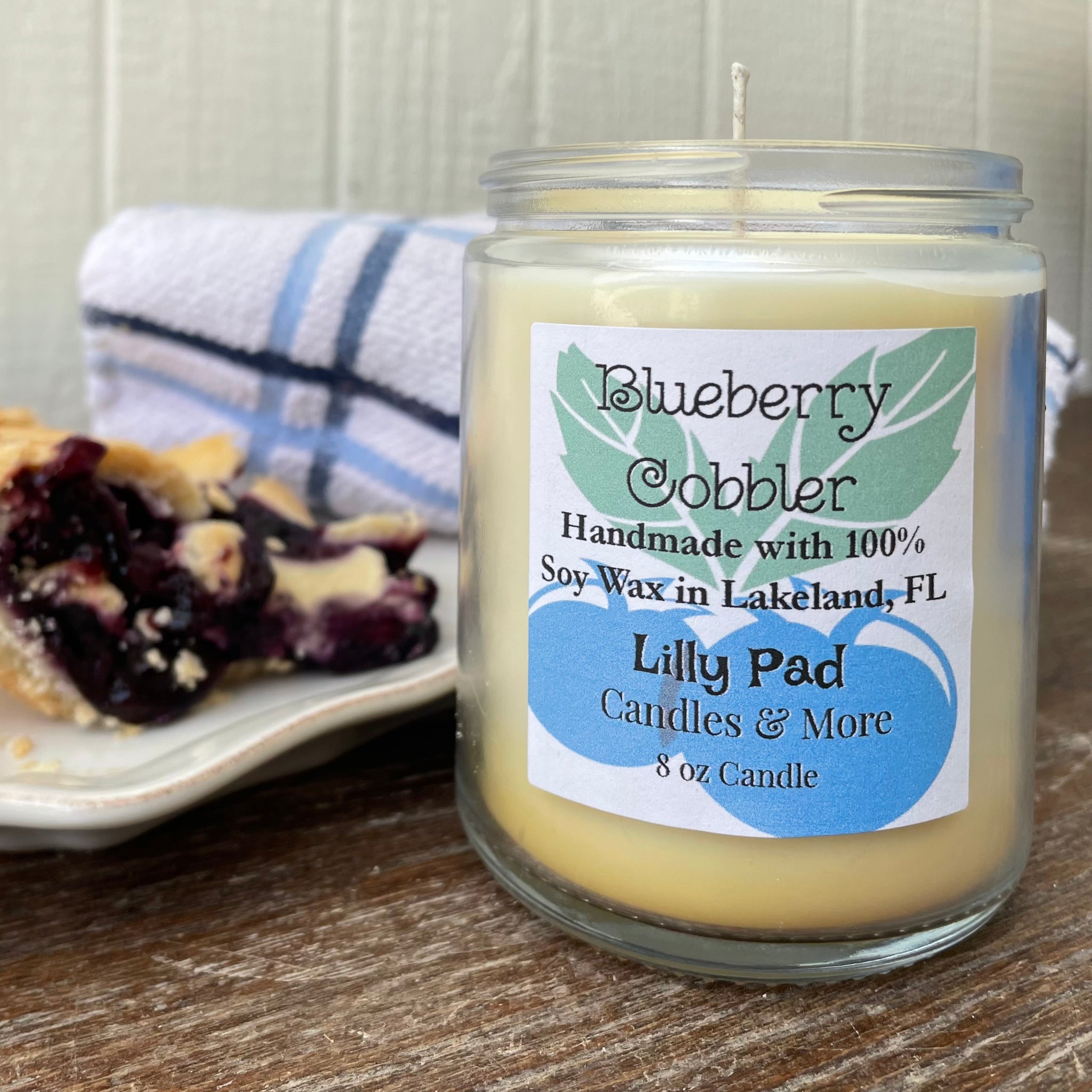 20oz Jar Candle Blueberry Cobbler